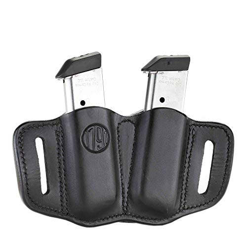 1791 GUNLEATHER 2.1 Mag Holster - Double Mag Pouch for Single Stack Mags