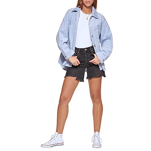 Levi's Damen Hemdjacke aus Baumwollkord Jacke, Dusty Blue, 36 – Ansicht 5