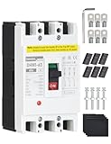DIHOOL Industrial Miniature Circuit Breaker 3 Pole 60 Amp 277/480V AC, Thermal Magnetic Trip,AC Disconnect Switch MCB