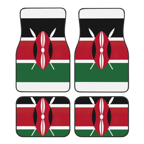 Tapis de sol drapeau du Kenya universels et résistants pour homme et femme