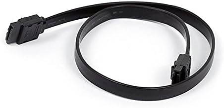 Monoprice 18inch SATA 6Gbps Cable w/Locking Latch - Black