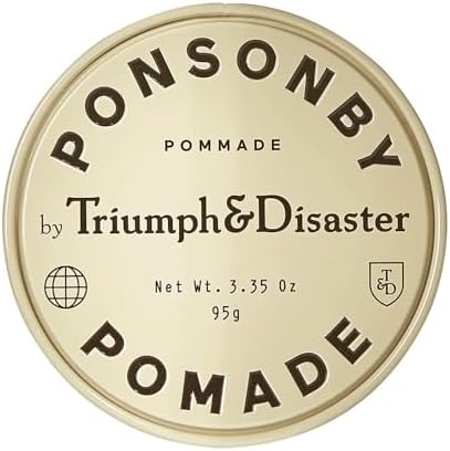 TRIUMPH & DISASTER Ponsonby Pomade – Medium Hold Hair Wax for Men and Women, High Shine, Non-Greasy Finish, 95g – Fine to Thick Hair