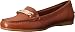 Coach Women¡¯s Olive Saddle Pebble Grain Leather Loafer Flats 7.5 B(M) US Women