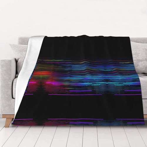 Couverture polaire code programmateur plaid flanelle doux canapé lit