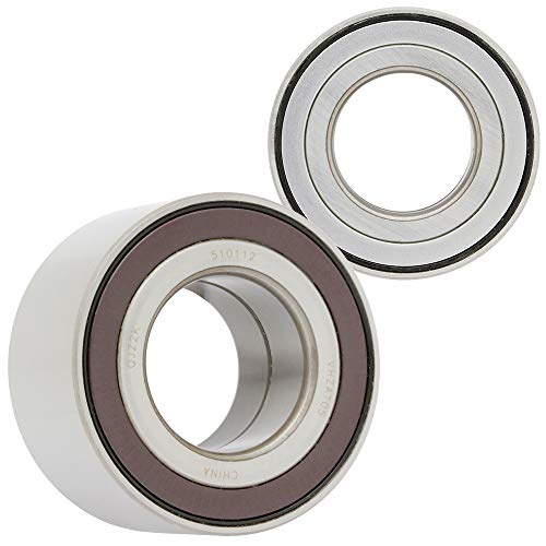 QJZ [2-Pack] 510112 - Front Driver and Passenger Side Wheel Bearing Compatible with Alfa Romero Mito, Fiat 500, Fiat 500x, Nissan March, Nissan Micra, Nissan Platina, Nissan Versa, Nissan Versa Note