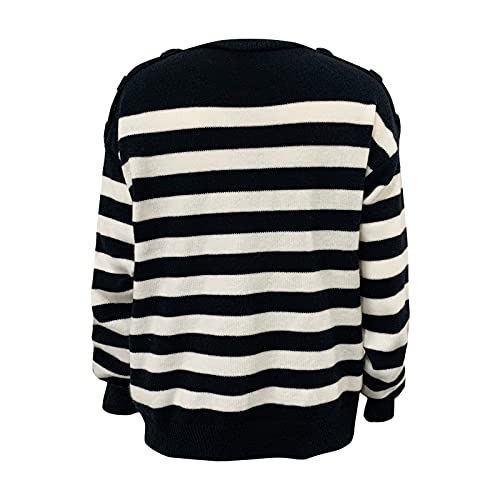 Briskorry Dames gestreepte pullover casual stretch tuniek top herfst lente lange mouwen ronde hals contrasterende kleur blouse lange mouwen T-shirt tiener meisjes vrijetijdsshirt - Image 4
