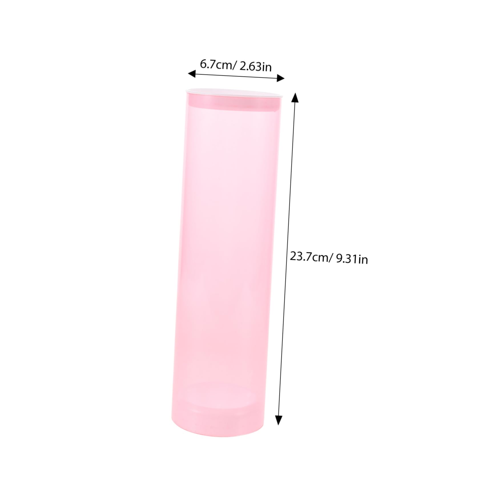 KOMBIUDA Tube de Pickball Transparent en Plastique avec Grosse Capacité, Boîte à Balles Portable pour Tennis et Badminton, pour Sports Intérieurs et Extérieurs