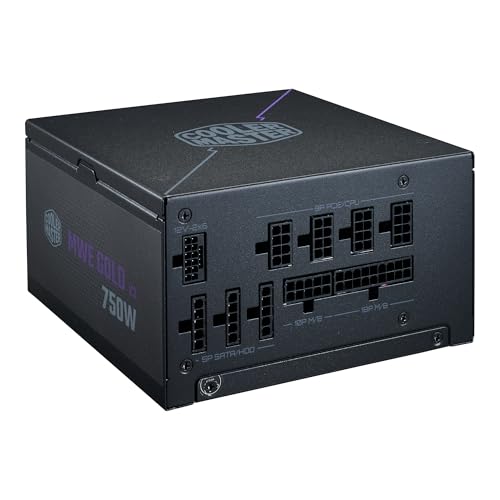 Cooler Master MWE Gold 750 V3 ATX 3.1 tW[PSUA750WA80+S[hA90° 12VHPWR|450W PCIe 5.1AGPUT|[gRTX 4080A[RPM[hAZp`t@Jo[A10N