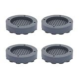 WYWY Schwingungsdämpfer Waschmaschine, 4-teilige Antivibrationspads, reduziert Lärm, schützt Böden – für Waschmaschinen, Trockner, Sofas, Kühlschränke(Normal Gray)