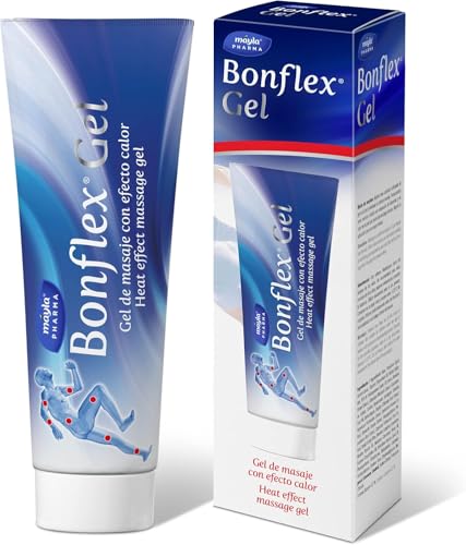 BONFLEX ® Gel 250ml | Gel masaje con efecto calor | Con colágeno, Ácido Hialurónico y extractos naturales | Con efecto inmediato y rápida absorción