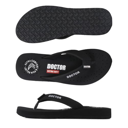 Image of DOCTOR EXTRA SOFT Women's Ortho Care Orthopaedic and Diabetic Feel Good Super Comfort Dr Sliders /Flip-flops /House Slippers [OR-D-16]