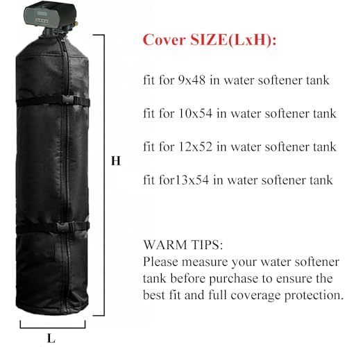 Funda para Suavizador de Agua 13x54in Negra Resistente miniatura 2