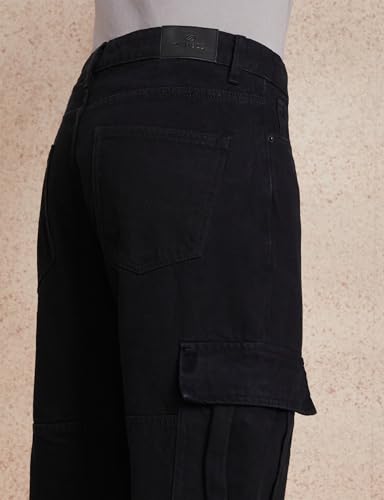 Image of Amazon Brand - Symbol Men's Baggy Cargo Jeans (Loose Fit | 100% Cotton)