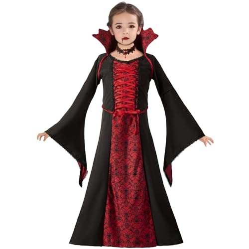 Disfraz completo de vampiro para niñas Halloween
