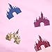 Magic Tank Top Sequin Magical Castle Shirt Cute Family Vacation Trip Sleeveless Tops Summer Graphic Tank Tunic Pink
