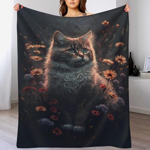 Couverture en flannel pour chat 140x180cm chaude lavable - 2