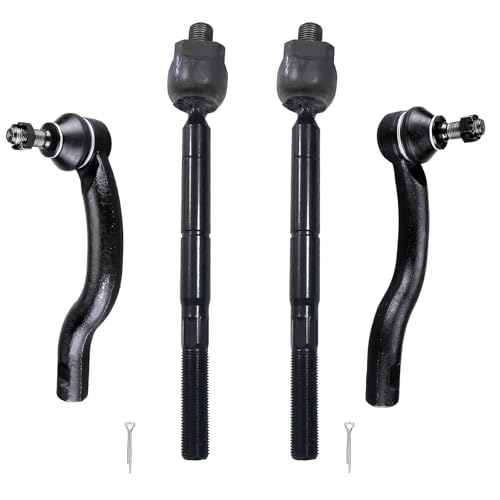 CYYDE �t�����g�C���i�[�A�E�^�[�^�C���b�h�G���h�L�b�g ES800053 ES800054 EV800328 �g���^ RAV4 2006-2017 & 2018 2.5L�p�A�X�e�B�[�C���O�^�C���b�h�G���h�A�g���^RAV4�p�A�C���i�[�A�E�^�[�^�C���b�h4