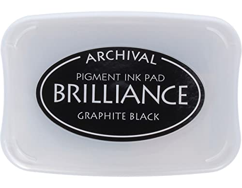 Tsukineko Brilliance Stempelkissen - Schwarz, Graphite Black -...