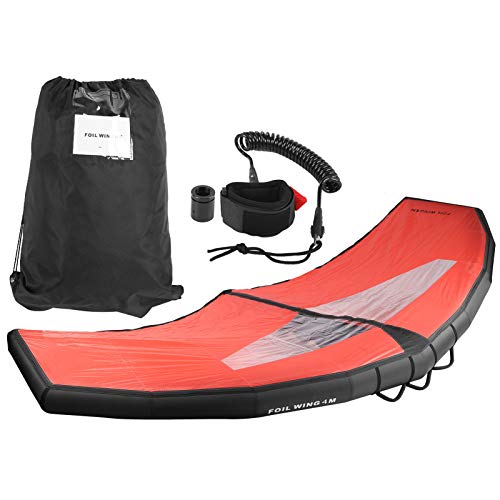 Ala inflable de mano, juego de inflado de tabla de surf de cometa inflable ligera para deportes acuáticos, equipo de surf Remar