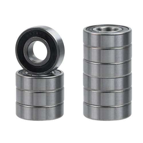 Image of Antrader 6203-2RS 17 x 40 x 12mm Double Sealed Deep Groove Ball Bearings,10Pcs