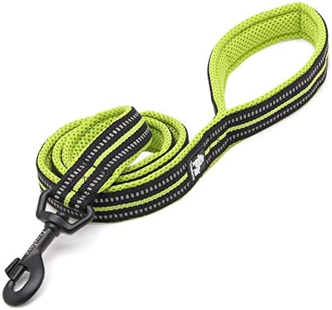 TRUE LOVE Dog Leash Puppy Walking Lead Pet Chain Padded Reflective Night Safe Rope Length 110cm TLL2111(Blue,M)