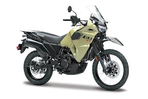 Maisto M21836 Kawasaki KLR 650 Motorbike-Incredibly Detailed Die-Cast Replica Collectible Model-1:18 Scale Motorcycle Green