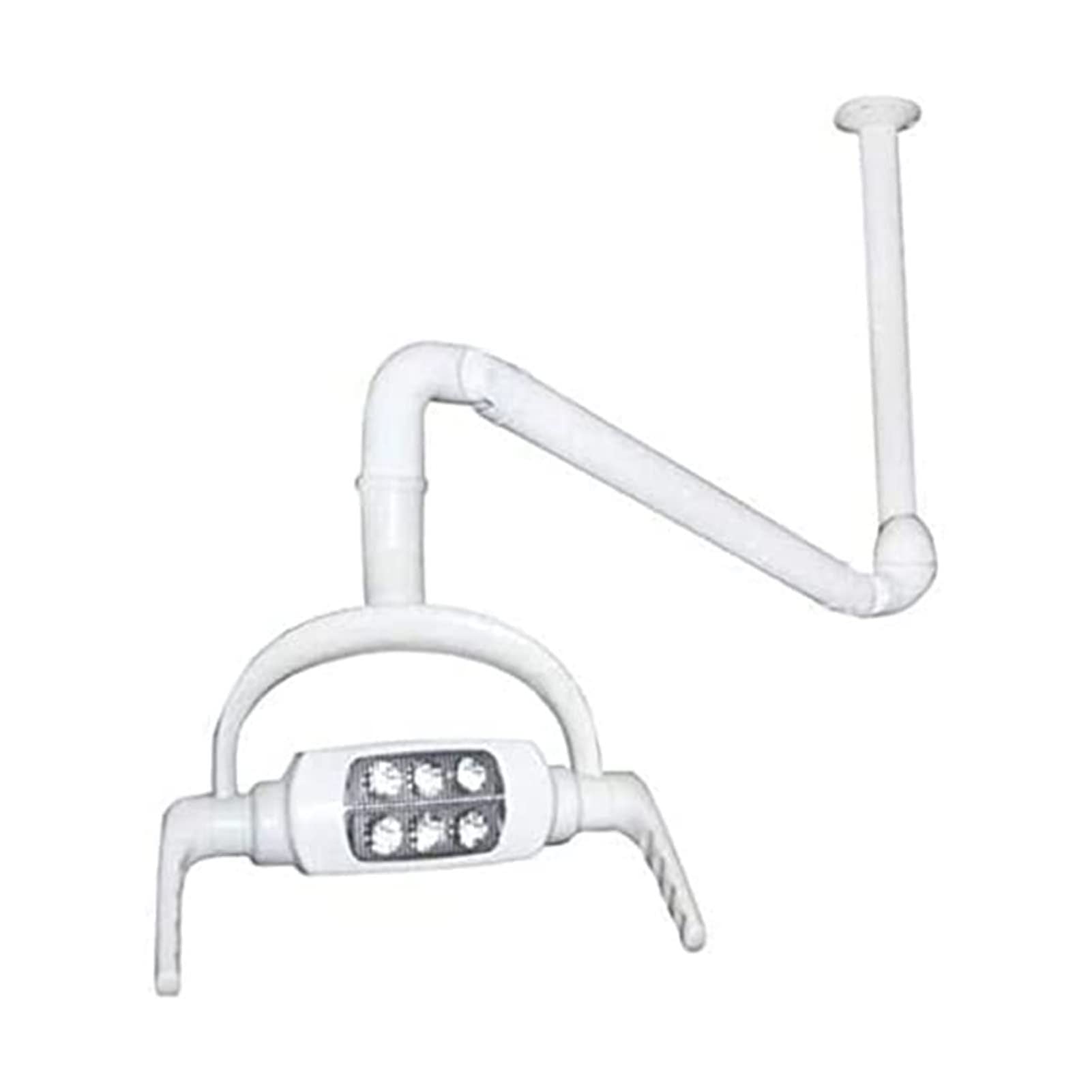 SenhE Dental Oral Light, Lampe Dentaire Orale, Lampe Dentaire Murale sans Ombre LED, Lampe D'examen Opératoire 6 lentilles LED Montée au Plafond avec Bras