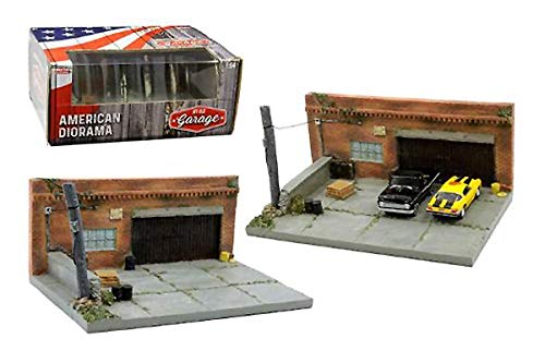My Old Garage Resin Diorama for 1/64 Scale Models by American Diorama 38430