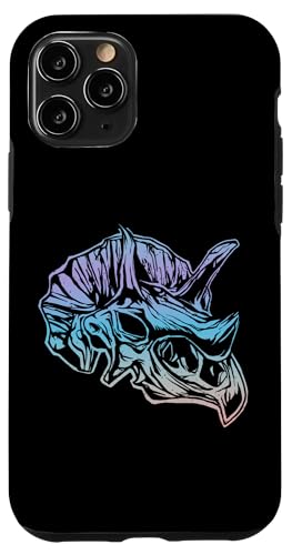 �g���P���g�v�X�A�����A����, Triceratops, Dino, Dinosaur �X�}�z�P�[�X iPhone 11 Pro �p