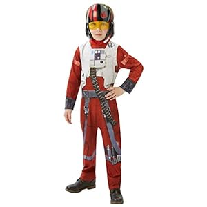 Rubies – Disfraz de Poe X-Wing para niños, talla M infantil 5-6 años ( 620264-M)