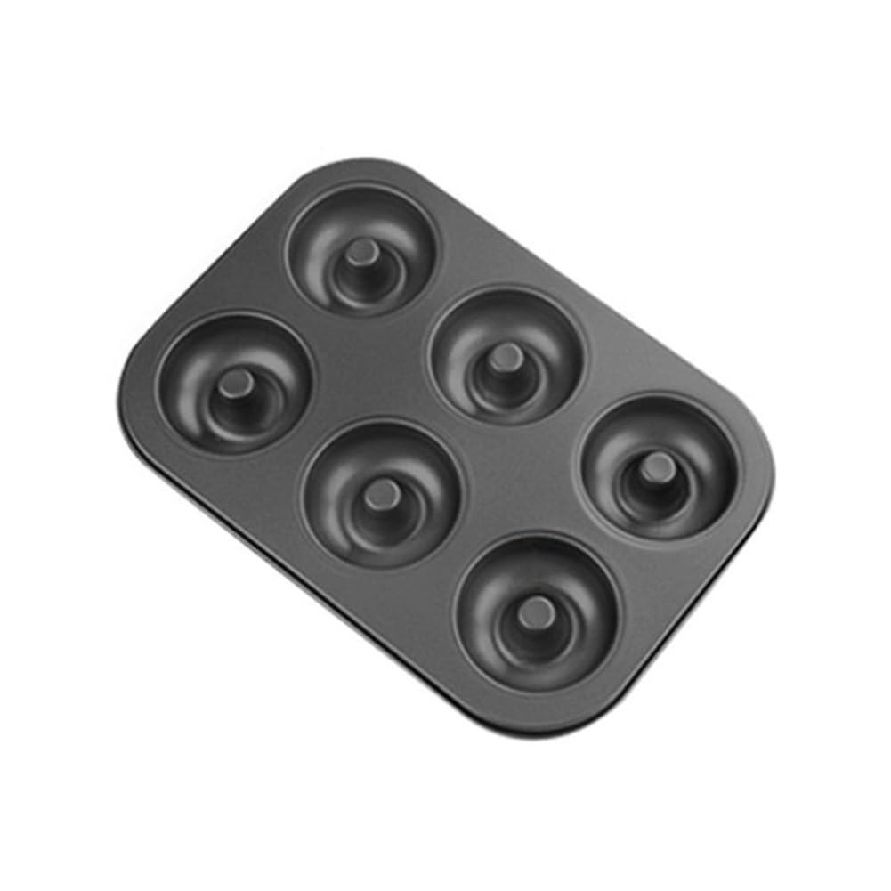 CTRLZS Baking Cake Mold Cake Mold DIY Chocolate Pastry Dessert Cookie Muffin Handmade Utensils Kitchen Accessories 6 Cup Black