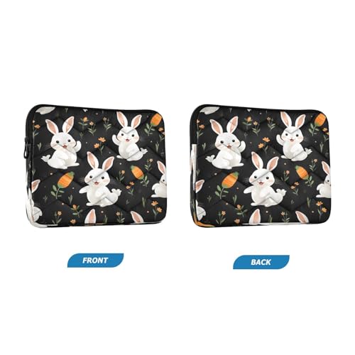 Funda para portátil 13-14 pulgadas impermeable diseño conejo miniatura 2