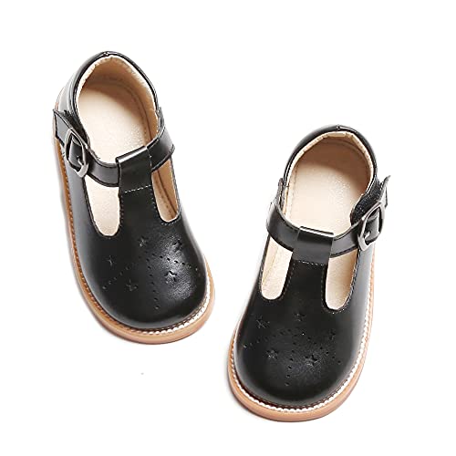 Image of Kiderence Toddler Girl Mary Jane School Uniform Dress Shoes Oxford Flats