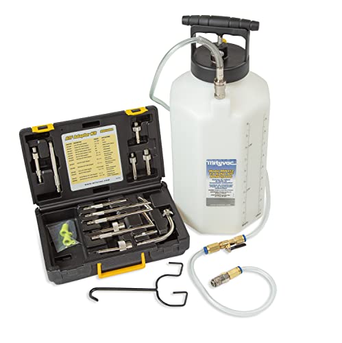 Mityvac MV6412 ATF Pneumatic Refill System; Air Operated, Services Sealed Automatic Transmissions with up to 2.5 Gallons of Fluid; Includes Quick-Change Style Accessory Connections