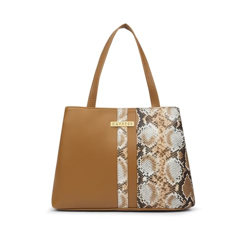 Image of Caprese Molly Medium Satchel Bag for Women with Adjustable & Detachable Strap | Multiple Compartments | Versatile Shoulder, Crossbody & Handheld Bag for Work, Travel, and Everyday Use