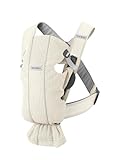 BabyBjörn Babytrage Mini, 3D-Netzstoff, Creme