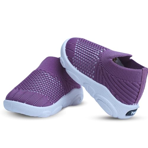 Image of Infant Shoes for Baby Boys & Girls | Musical Sound Walking Shoes | First Walker Shoes for Toddlers | Lightweight Breathable Knit Sneakers | Soft Sole Comfortable Slip On Shoes for Newborns, Babies & Kids