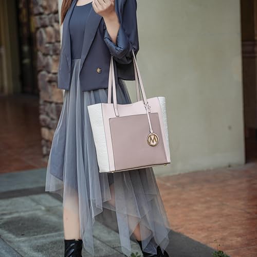 Image of MKF Collection Tote Bag for Women, vegan Leather Large Top Handle Handbag Fashion Shoulder Bag Purse By Mia K