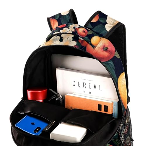 Sac à dos de voyage et scolaire multicolore taille unique avec poches - 4