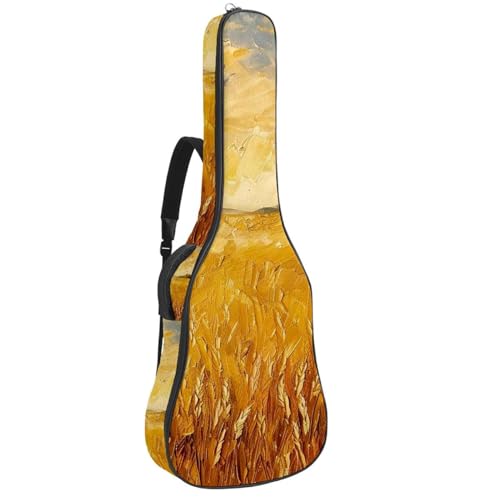Étui pour guitare acoustique en éponge épaisse et tissu premium