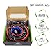 Timpano Amplifier Wiring Kit - 4 Gauge Amp Kit 2000 Watts Car Amplifier Installation CCA Cables Kit – 150 Amp Fuse Single Amp TPT-AMPKIT4 RED