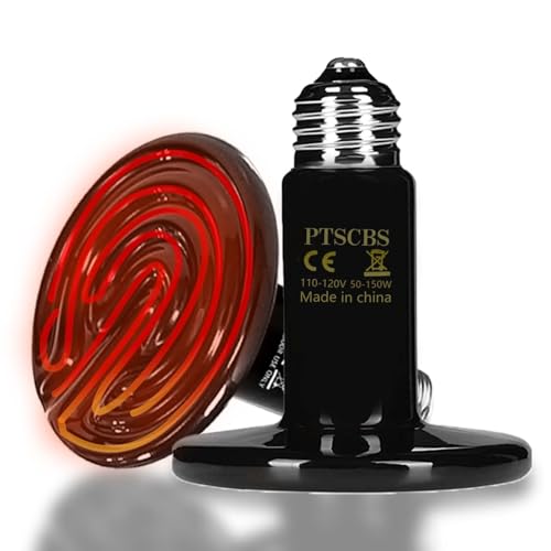 75W Reptile Heat Lamp(2 Packs)-Ceramic Heat Emitter for Reptiles Amphibian Pet Brooders Chicken Incubation, and Terrariums Turtle Lizard Bearded Dragon Snake E26 - image 7