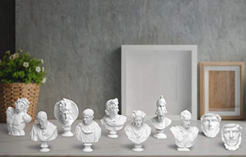 Figuras mini de mitología griega 10 piezas resina decoración miniatura 4