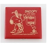 Teeda SNOOPY BAND COLLECTION スヌーピー×リードケース バリトンサックス用　レッド　5枚収納 SBS-05R