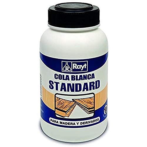 Rayt 429-09 Cola blanca standard múltiples usos: Madera, papel, cartón, cerámica y todo tipo de materiales porosos, 1kg
