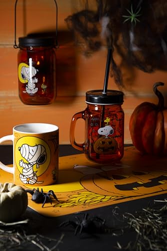Excelsa Peanuts Halloween Placemat, 43.5 x 28.5 cm, PP Plastic, Orange With Halloween Decoration, Cm. 43,5 x 28,5 - Image 3
