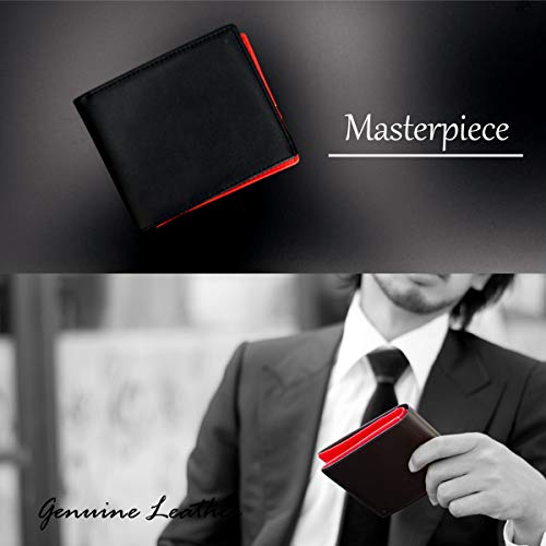 Genuine Leather Bifold Wallet for Men and Women Card Coin Purse2