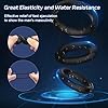 Générique JW03-Article Souple Imperméable en Silicone Noir Professionnel pour Hommes (3 Pièces), Anneau Élastique en Silicone #3
