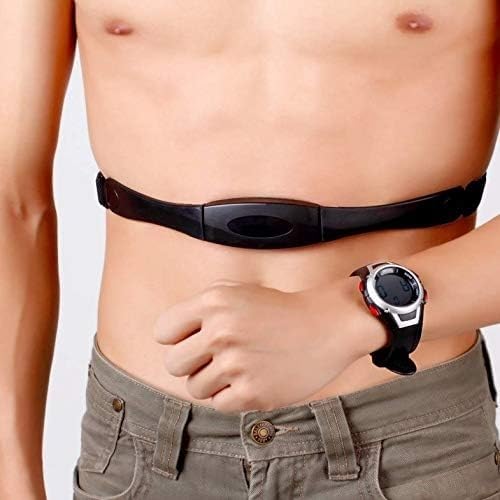 Monitor de frecuencia cardíaca, correa de pecho, reloj deportivo impermeable con retroiluminación y alarma para natación, correr, bucear y entrenar, rastreador de fitness con clasificación IP68