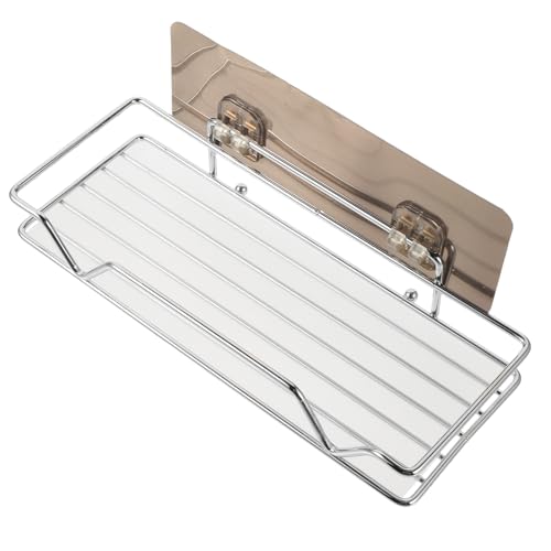 DECHOUS Estante Adhesivo para Baño sin Taladro, Soporte de Acero Inoxidable 304 Capa, Organizador de Pared Resistente para Champú y Gel, Adecuado para Ducha y Almacenamiento en Lavabo